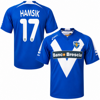 asics - 2006-07 brescia home shirt hamsik 17