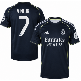 adidas - 2025-26 real madrid away shirt vini jr 7