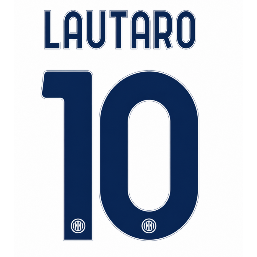 stilscreen - 2026-27 inter home nameset lautaro 10