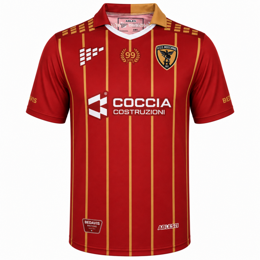 bedavis - 2025-26 asd mosciano home shirt