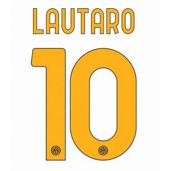 ID unlimited - 2026-27 inter home nameset lautaro 10