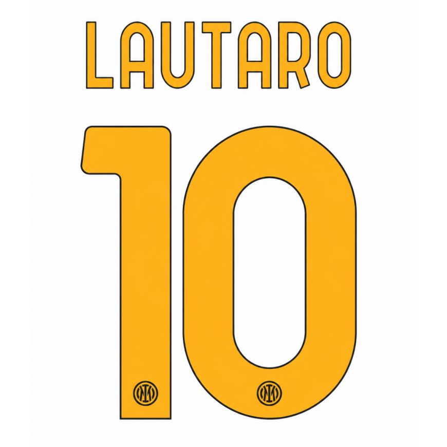 stilscreen - 2026-27 inter home nameset lautaro 10