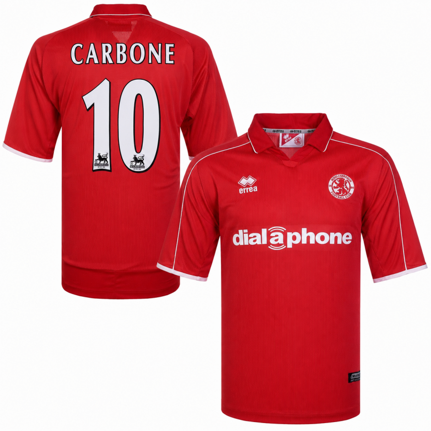 2001-02 Middlesbrough home shirt Carbone 10