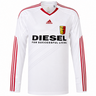 adidas - 2006-07 bassano away player l/shirt