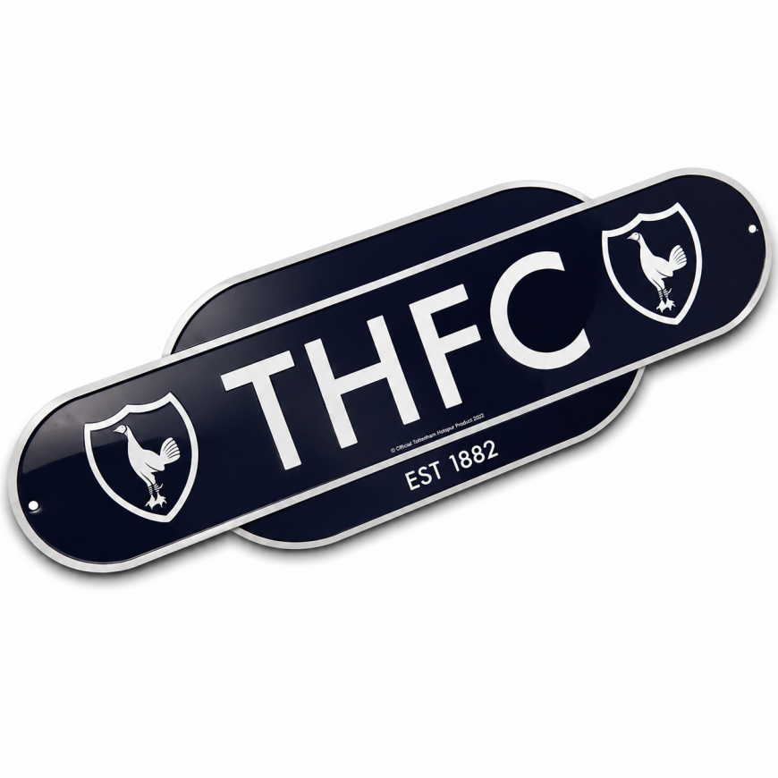 tottenham fc metal sign street
