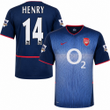 nike - 2002-03 arsenal away shirt henry 14
