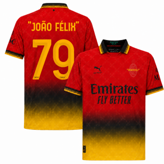 puma - 2024-25 Milan red shirt x off-white joao felix 79