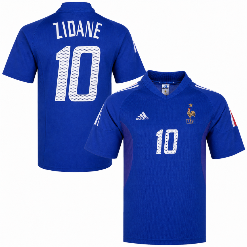 adidas - 2002-04 france home shirt Zidane 10