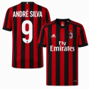 2017-18 AC Milan Home Shirt Andre Silva 9
