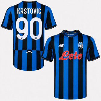 new balance - 2025-26 atalanta home shirt krstovic 90