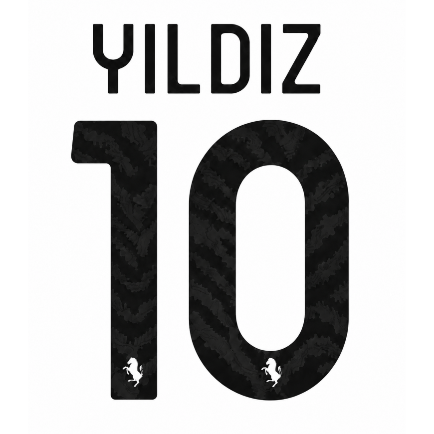 ID Unlimited - 2026-27 juventus away nameset Yildiz 10 (junior)