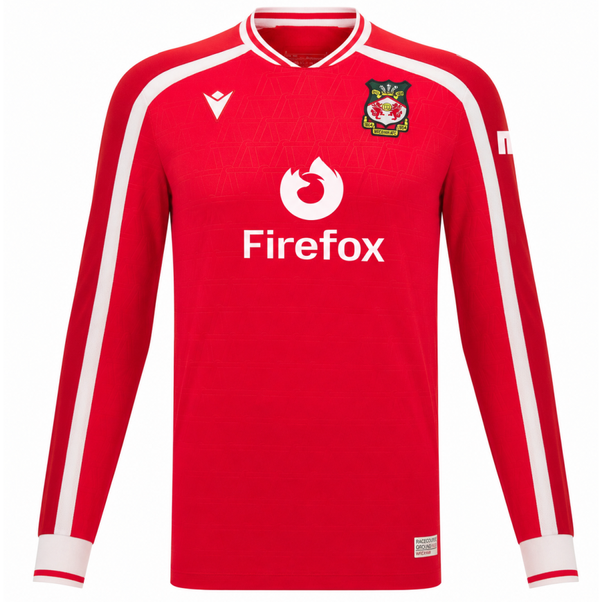 macron - 2026-27 wrexham home l/s shirt