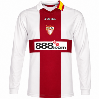 2007-08 Sevilla European home l/s Shirt