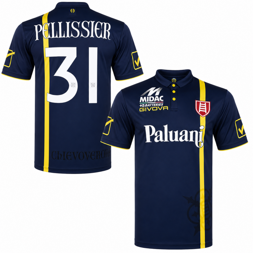 givova - 2013-14 chievo third shirt Pellissier 31 (L)