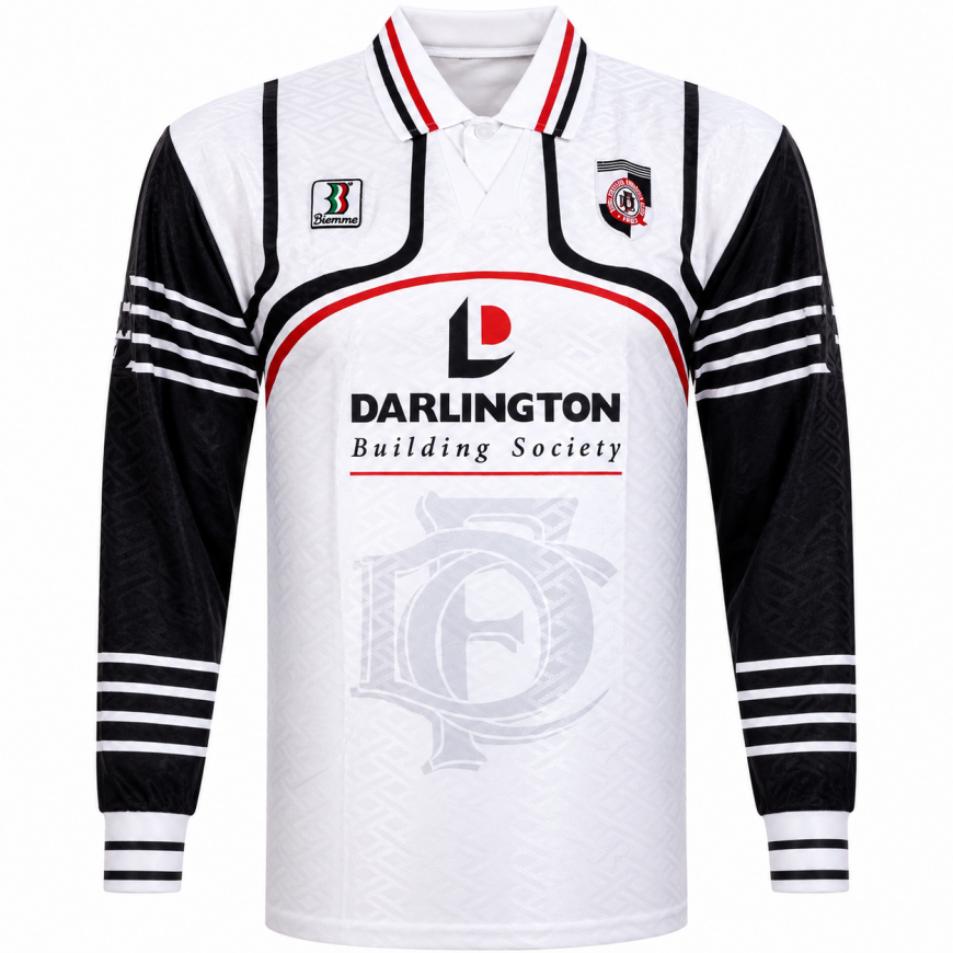 biemme - 1998-99 darlington home l/s shirt
