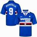 asics 1995-96 sampdoria home shirt montella 9