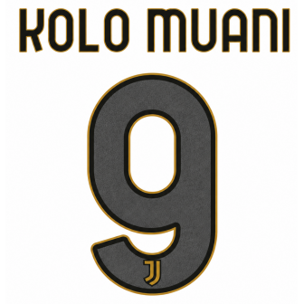 2026-27 juventus home official nameset kolo muani 9