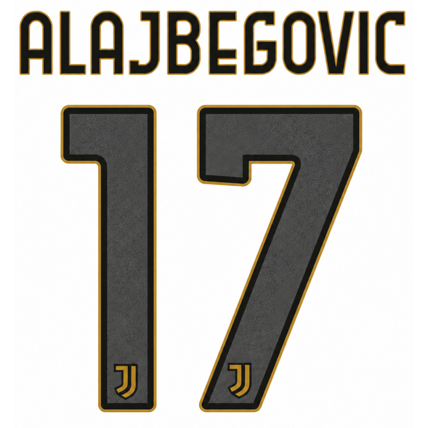 2026-27 juventus home official nameset alajbegovic 17