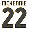 2026-27 juventus home official nameset mc kennie 22
