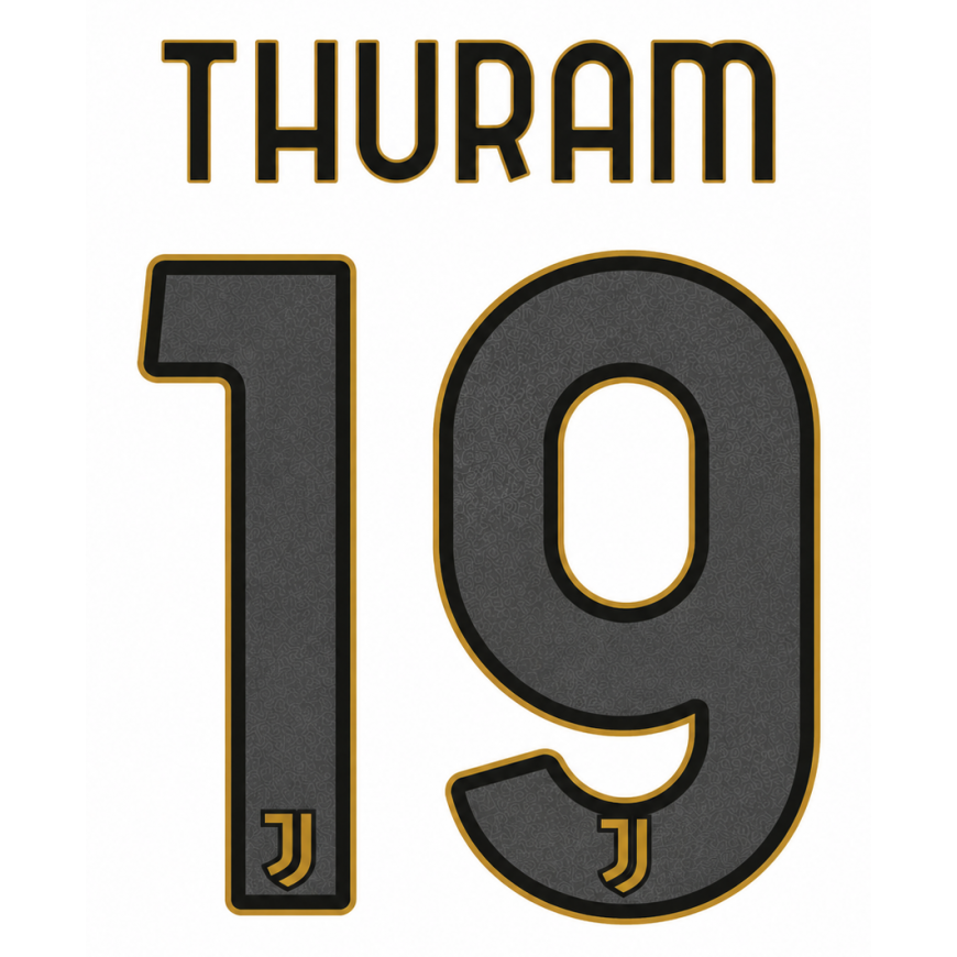 2026-27 juventus home official nameset thuram 19