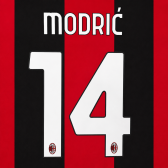 stilscreen - 2026-27 milan home nameset modric 14