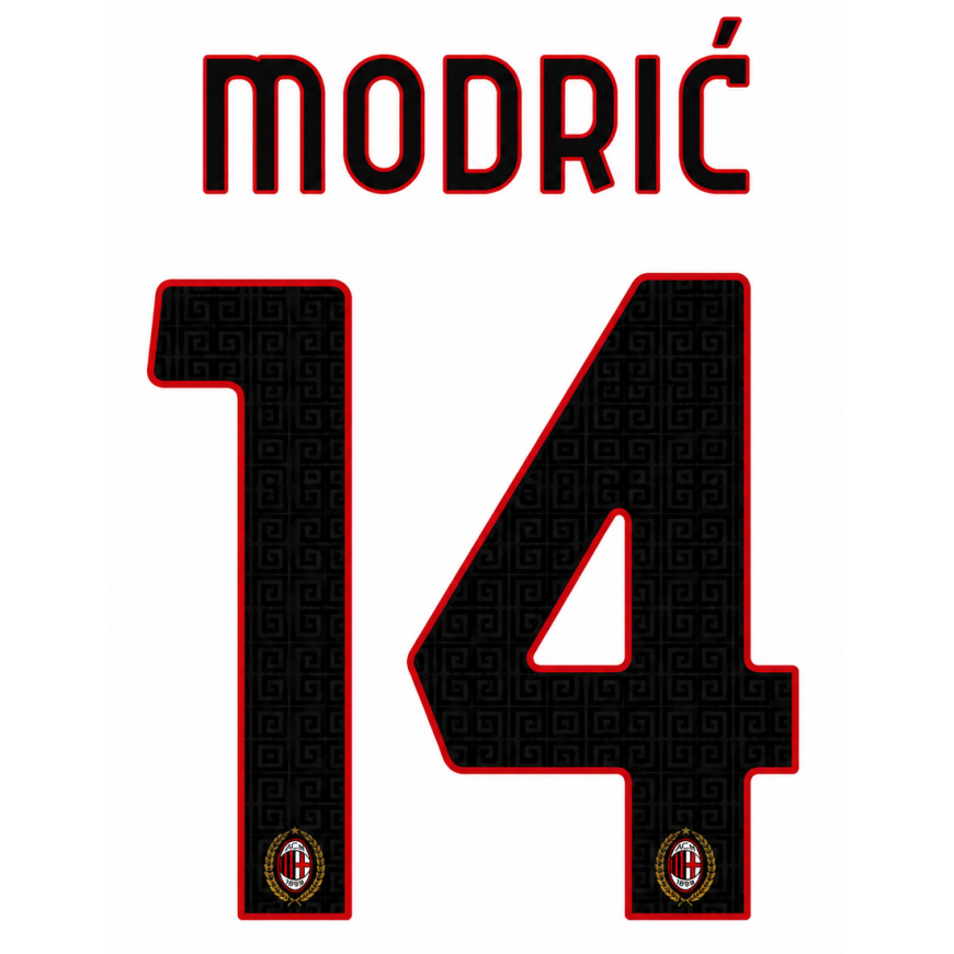 stilscreen - 2026-27 milan home nameset modric 14
