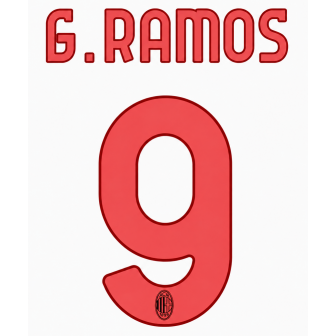 stilscreen - 2026-27 milan third nameset g.ramos 9