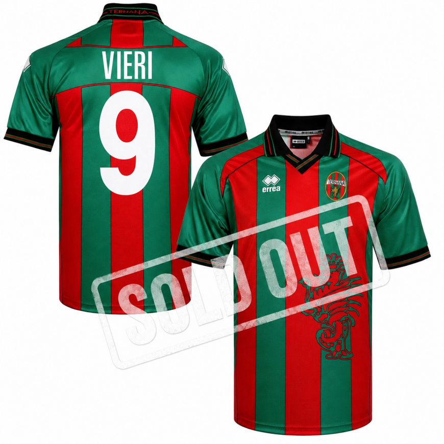 errea - 2004-05 ternana home shirt vieri 9 - XXL (10/10)