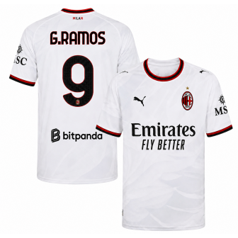 puma - 2026-27 ac milan away shirt g.ramos 9
