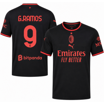 puma - 2026-27 ac milan third shirt g.ramos 9