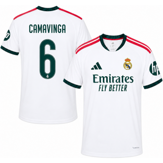 2026-27 real madrid home shirt Camavinga 6