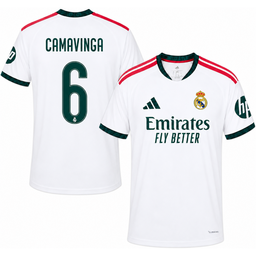 2026-27 real madrid home shirt Camavinga 6