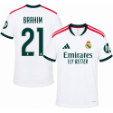 2026-27 real madrid home shirt brahim 21
