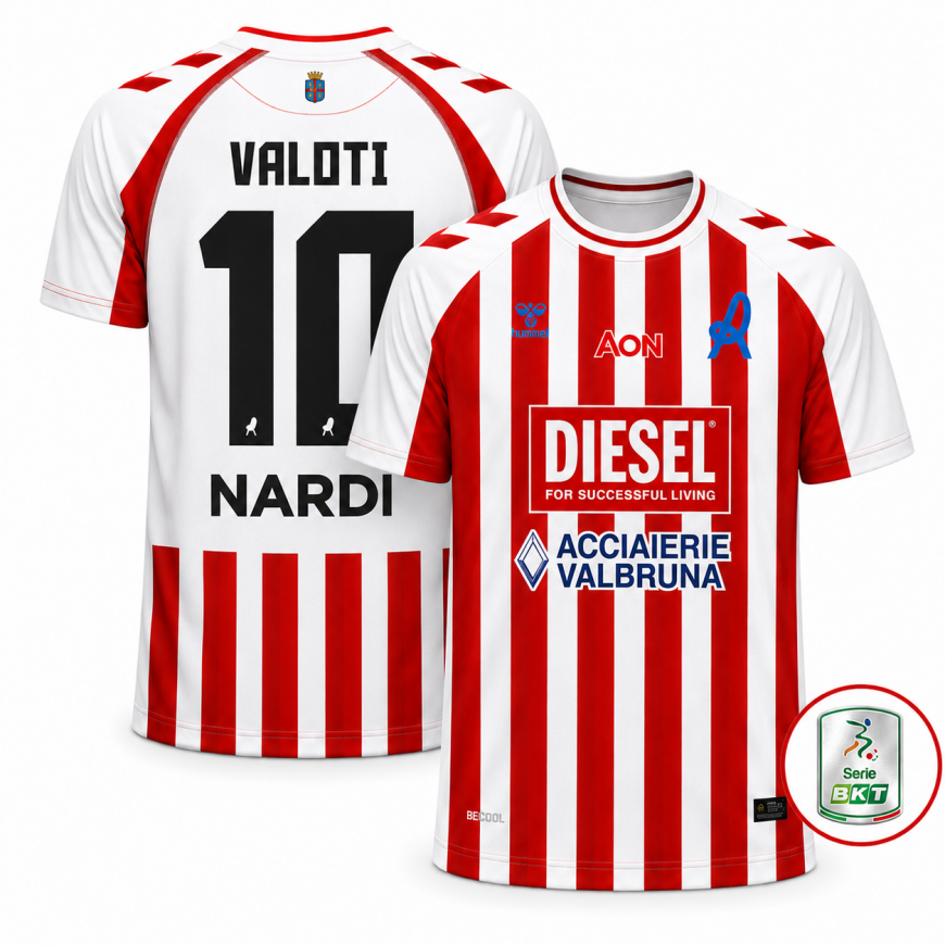 hummel - 2026-27 Vicenza maglia home match Valoti 10