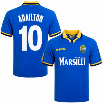 errea - 1999-00 hellas verona home shirt adailton 10