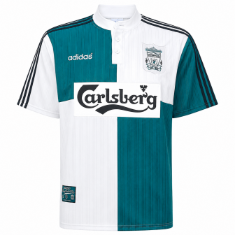 adidas - 1995-96 liverpool fc away reissue shirt