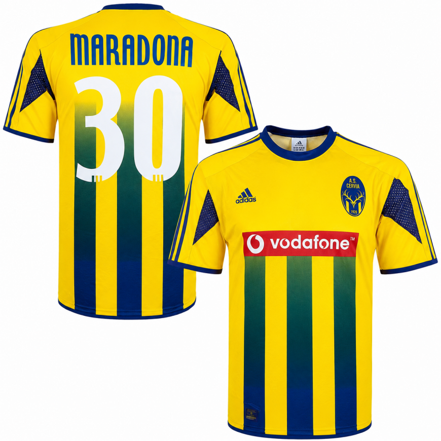 adidas - 2005-06 Cervia away shirt maradona 30 (L)