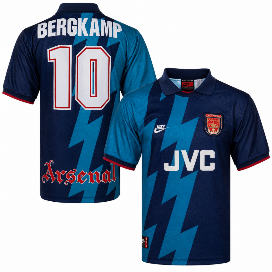 1995-96 Arsenal away Shirt Bergkamp 10