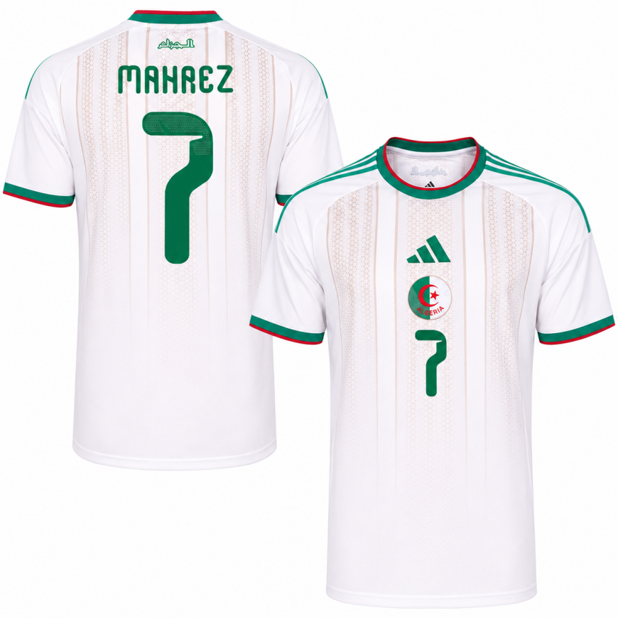 adidas - 2026-27 algeria home authentic shirt mahrez 7