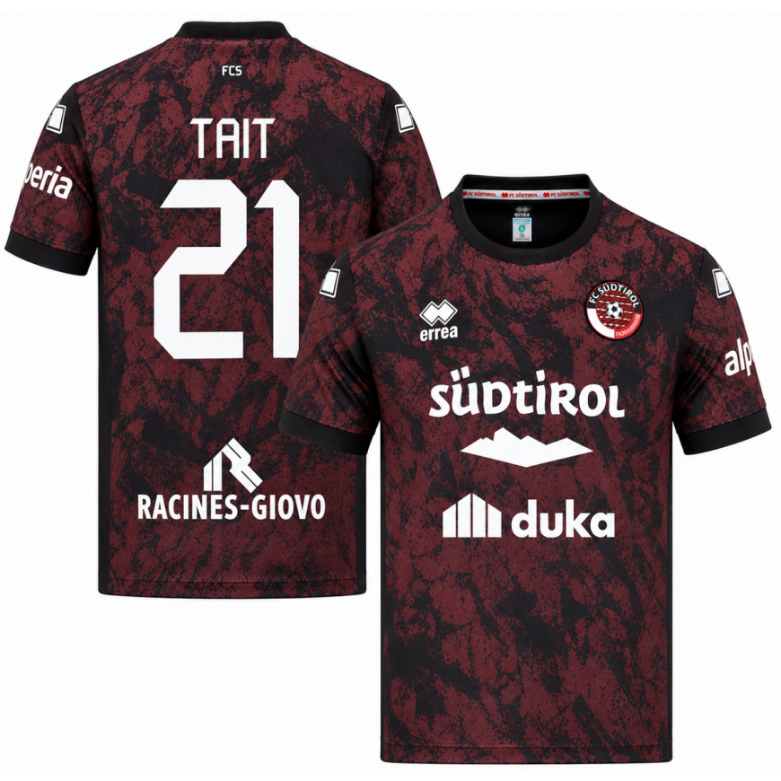 errea - 2025-26 sudtirol home shirt