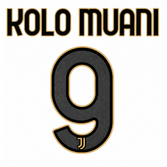 2026-27 juventus home official nameset kolo muani 9