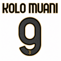 2026-27 juventus home official nameset kolo muani 9