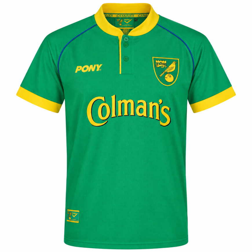 pony - 1997-99 Norwich city away reissue shirt