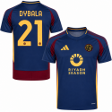adidas - 2024-25 as roma home shirt dybala 21 (M)
