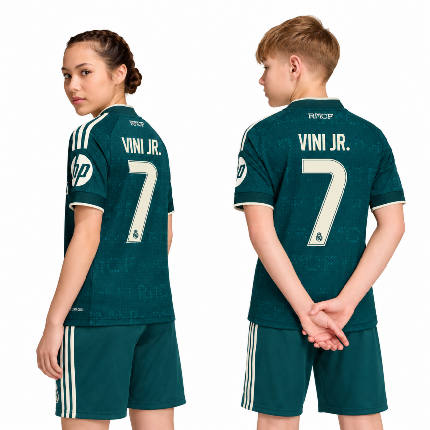 adidas - 2026-27 Real Madrid maglia away bambino vini jr 7