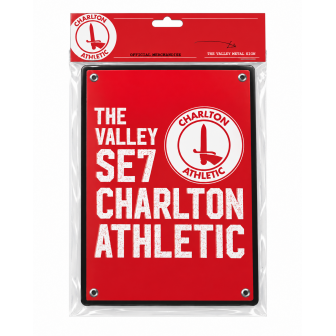 charlton athletic metal sign street