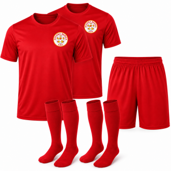 riviera berica kit allenamento col. rosso