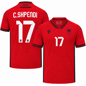 macron - 2025-26 albania home shirt c.shpendi 17