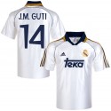 adidas - 1999-00 real madrid home reissue shirt j.m.guti 14