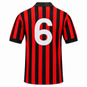 ennerre - 1983-84 ac milan home reissue shirt n.6 (baresi)